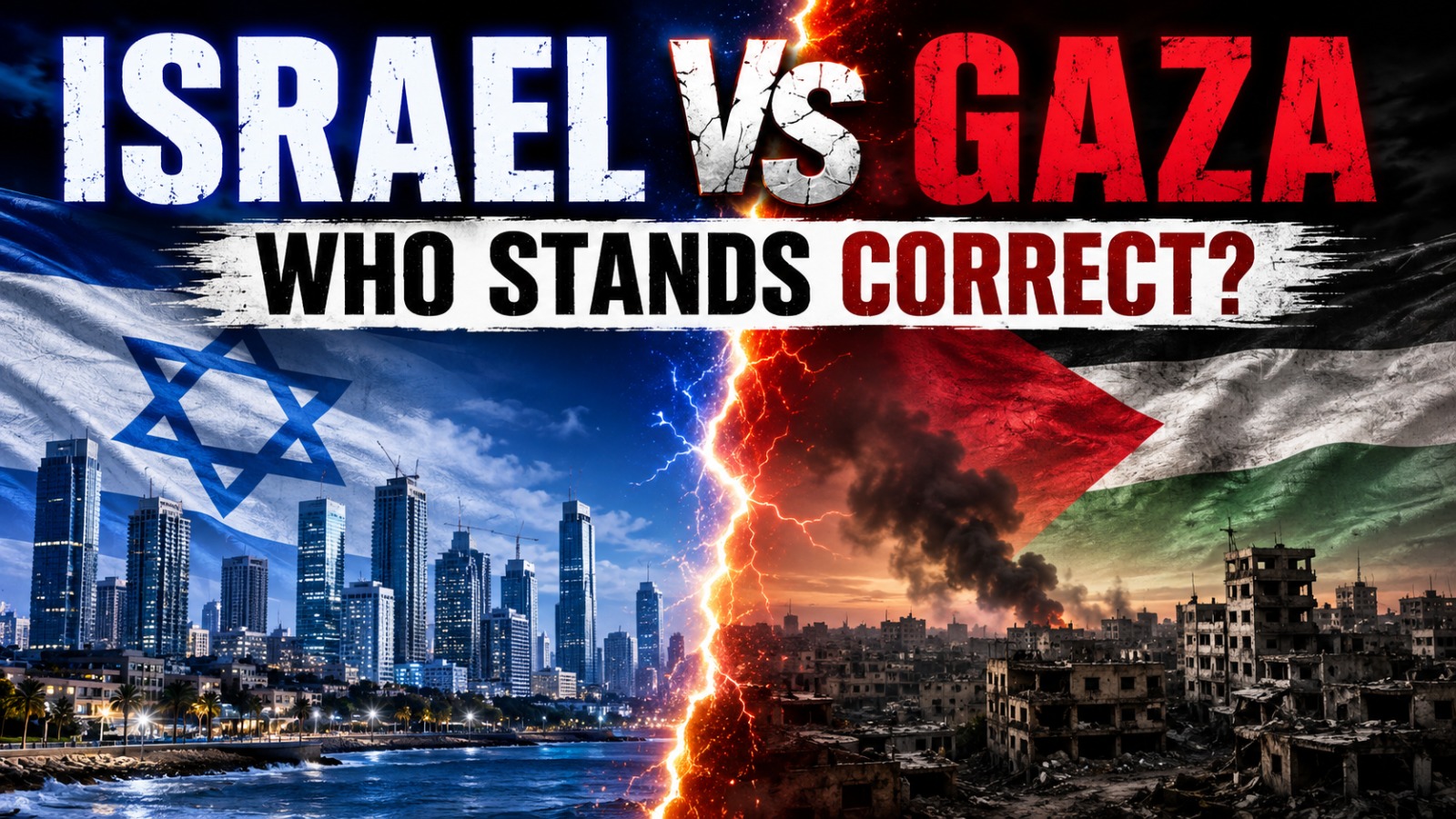Israel Vs Gaza- Who stands correct?