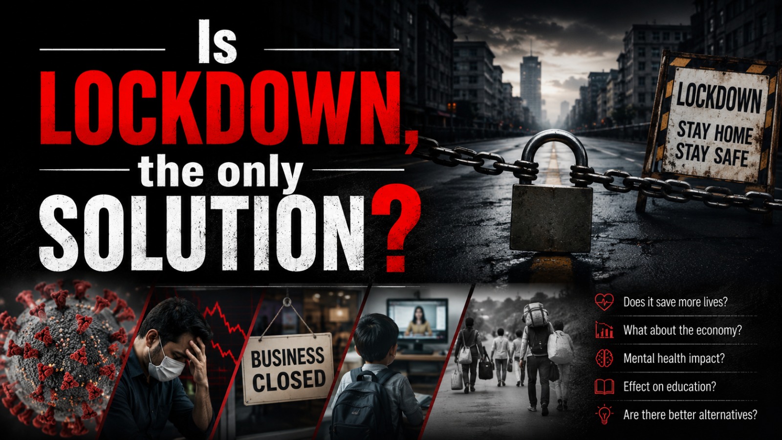 Is Lockdown, the only solution?